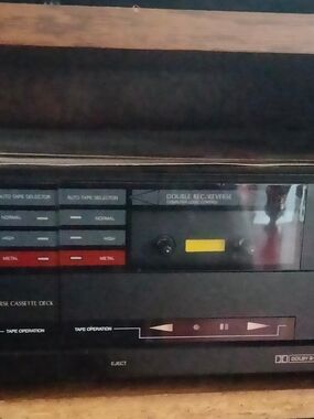 Vintage Sansui Double Cassette Deck